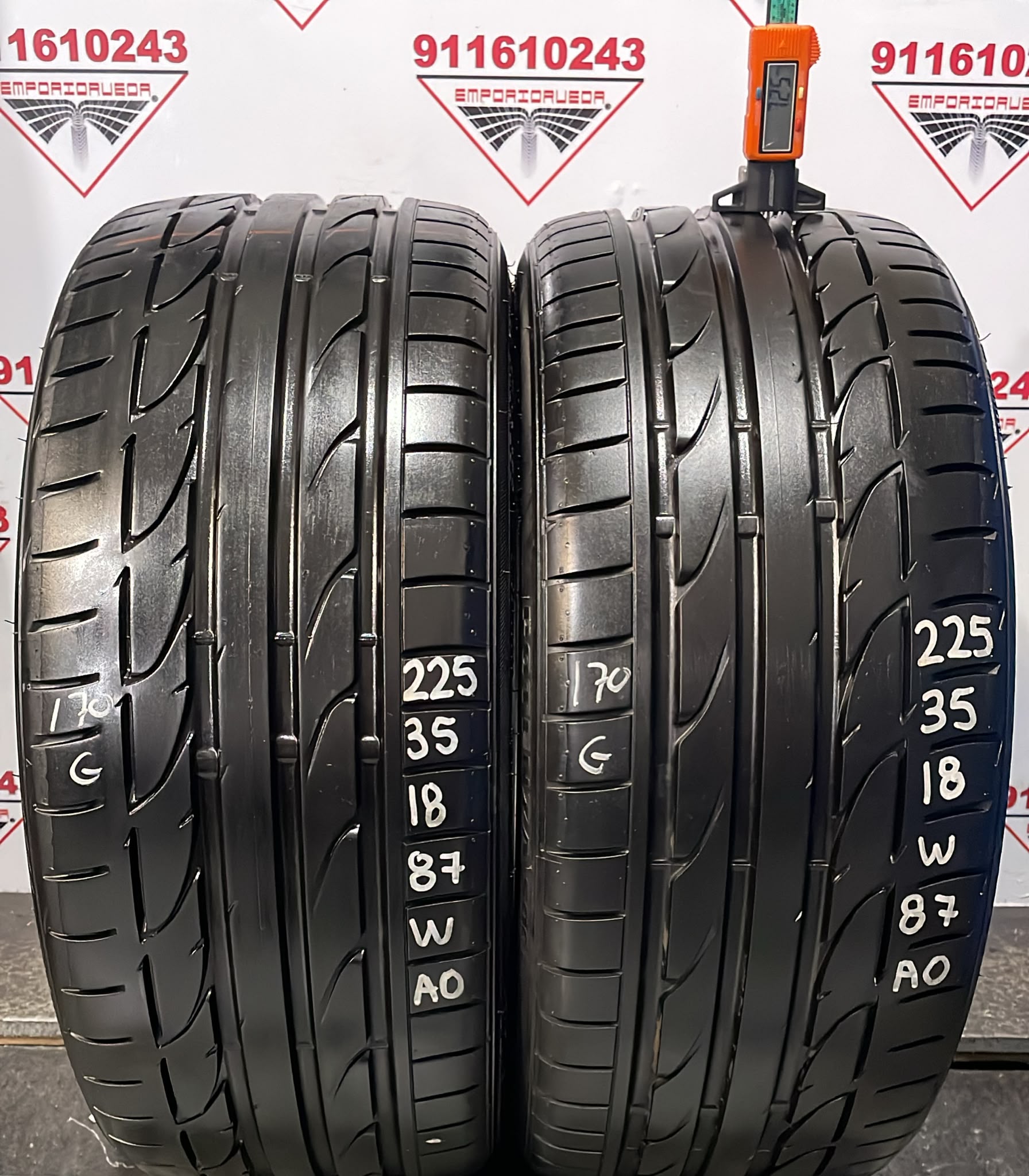 BRIDGESTONE POTENZA USADO  225/35 R18 87 W